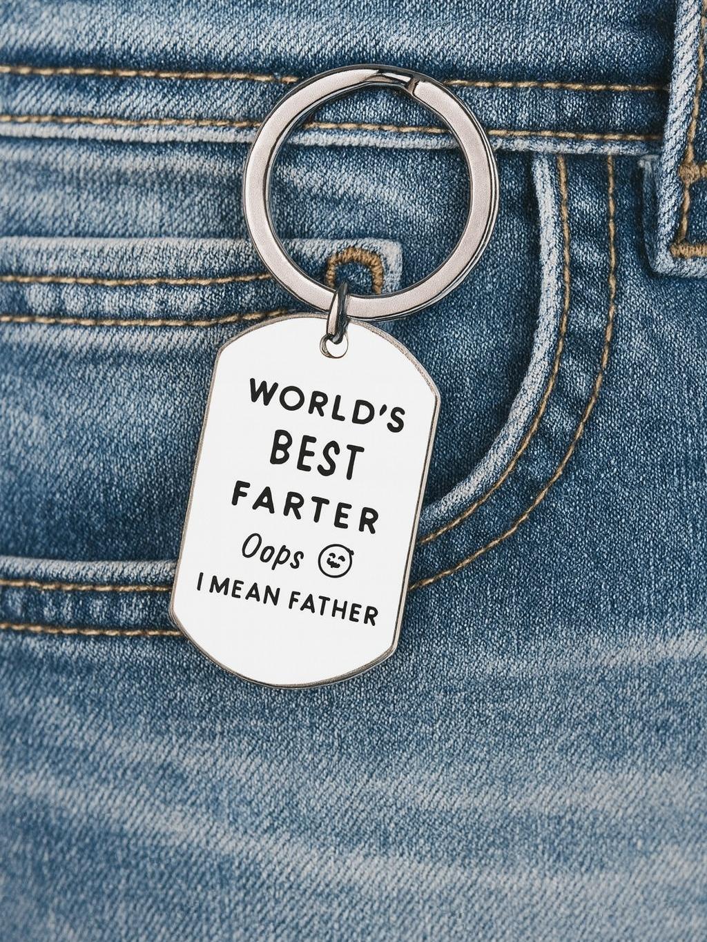 Father's Day Funny Keychain Gift