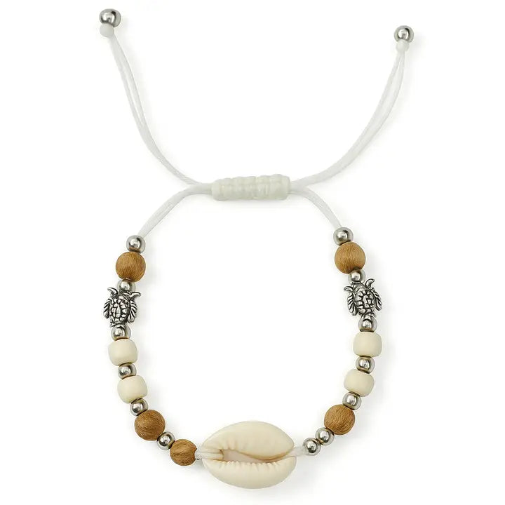 Down At The Shore Pull String Anklet or Bracelet
