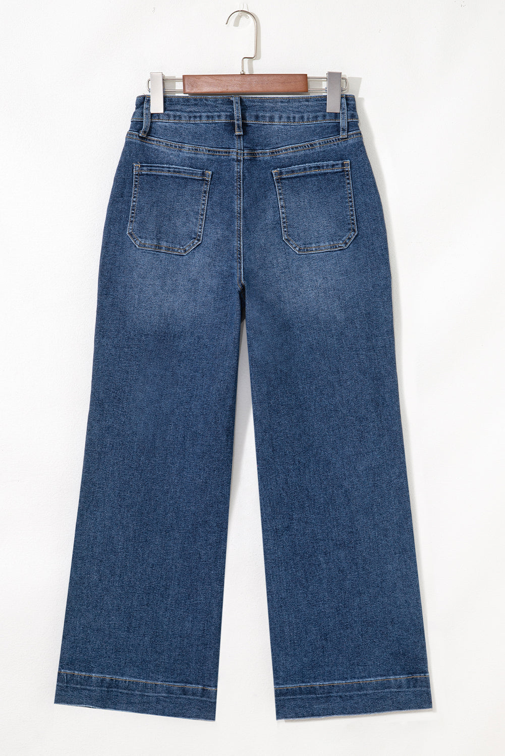 High Noon Seamed Wide Leg Jeans