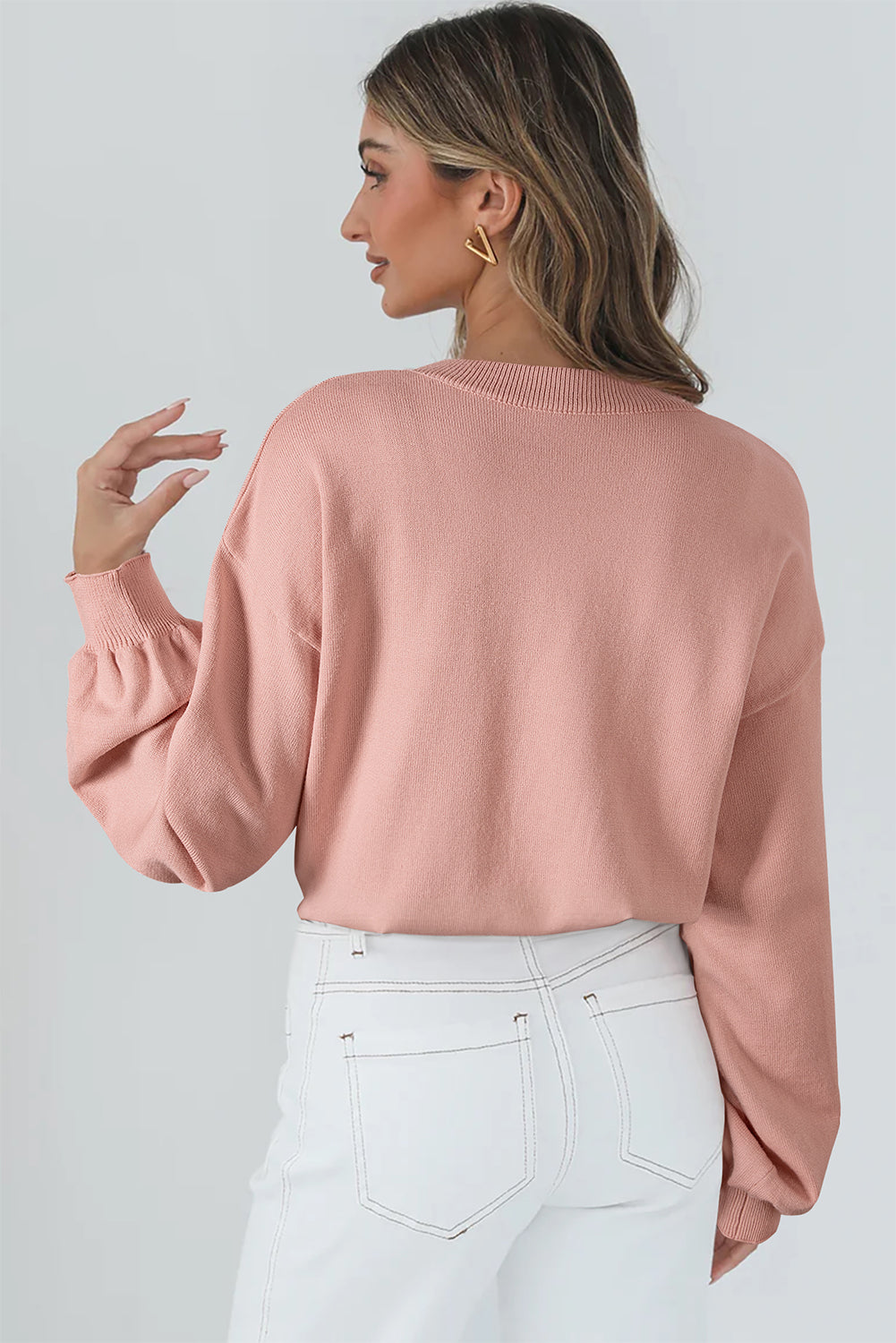 Bloom & Cozy Bubble Sleeve Sweater