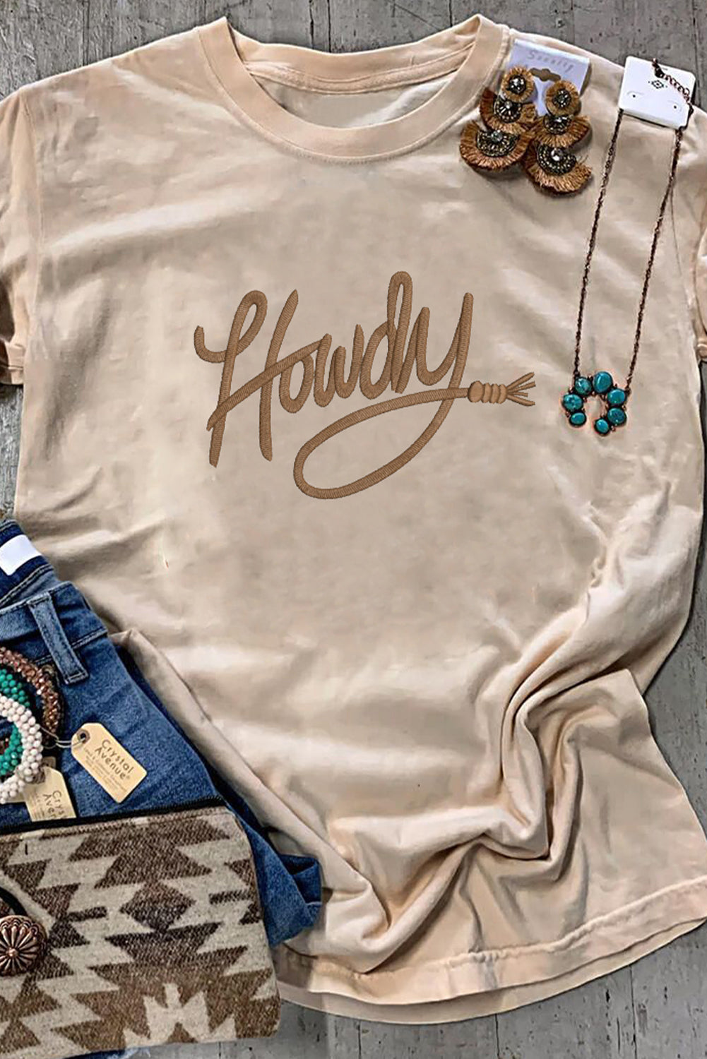 Dusty Trails Graphic Western Tee