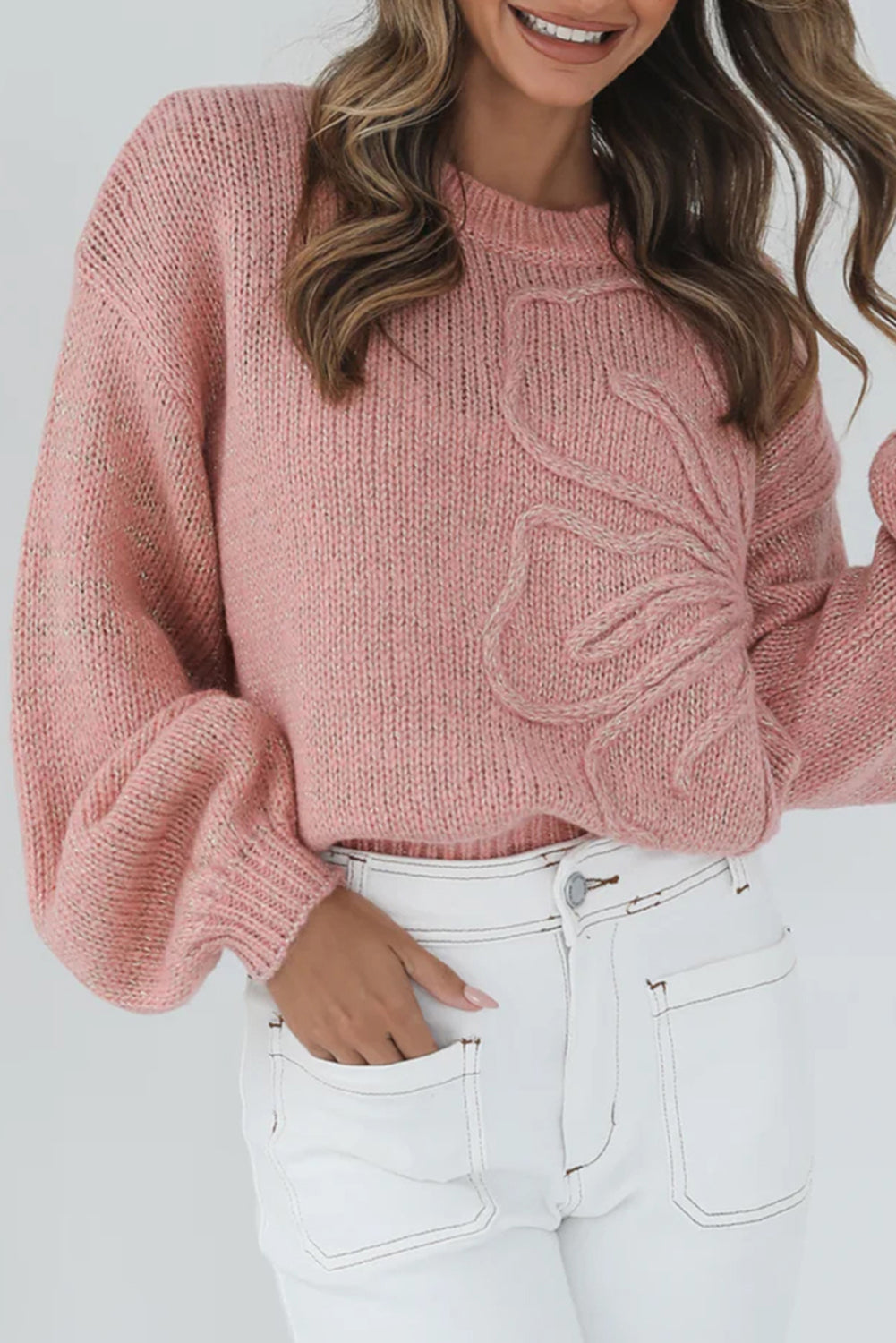 Bloom & Cozy Bubble Sleeve Sweater