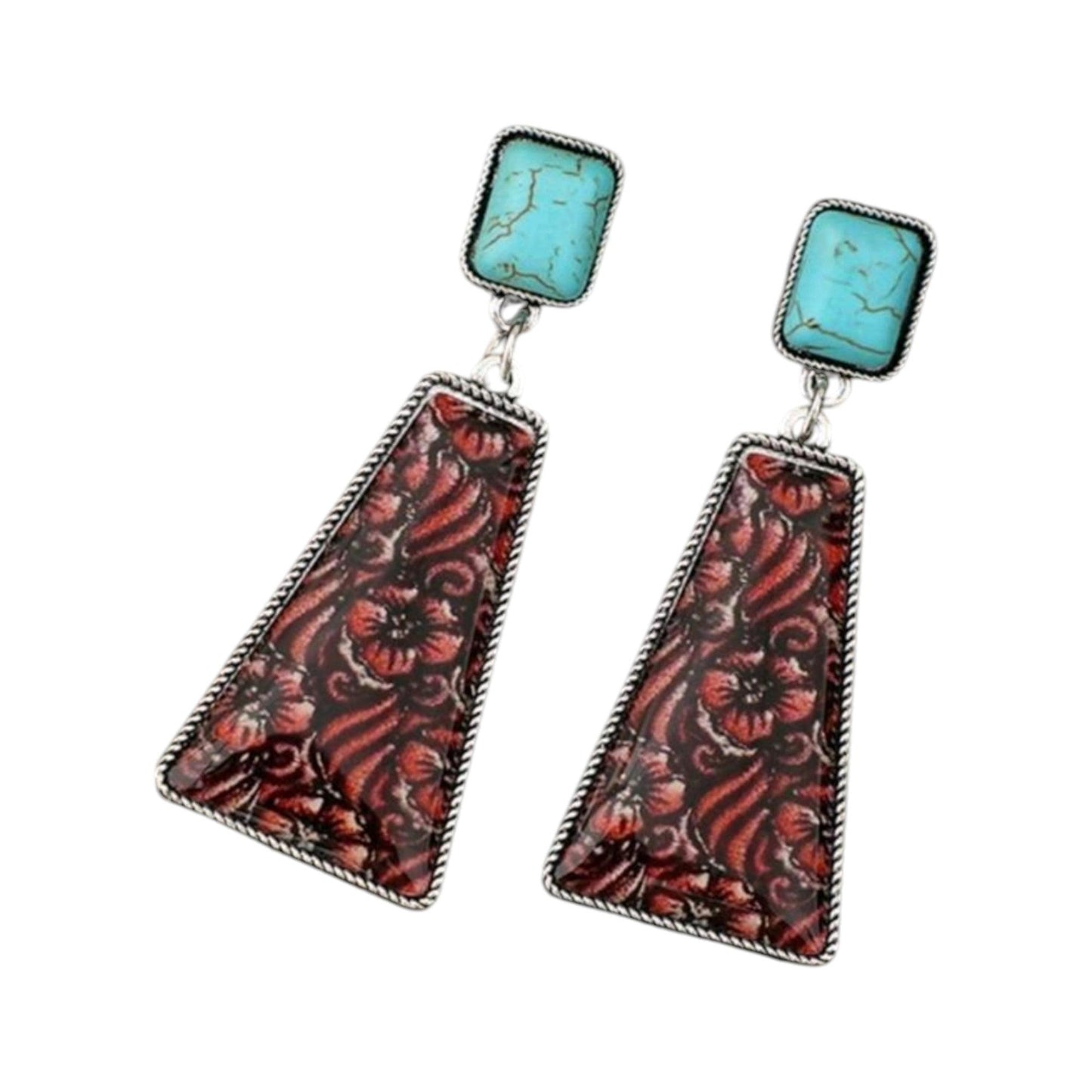 A Western Imprint On Life Drop Earrings