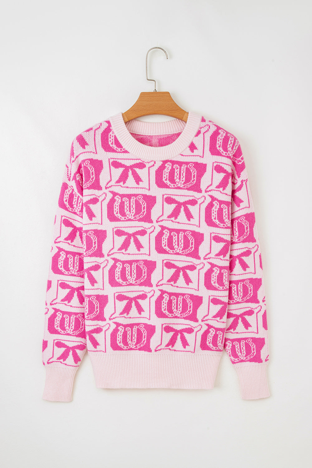 Hitched & Lucky Horseshoe Sweater