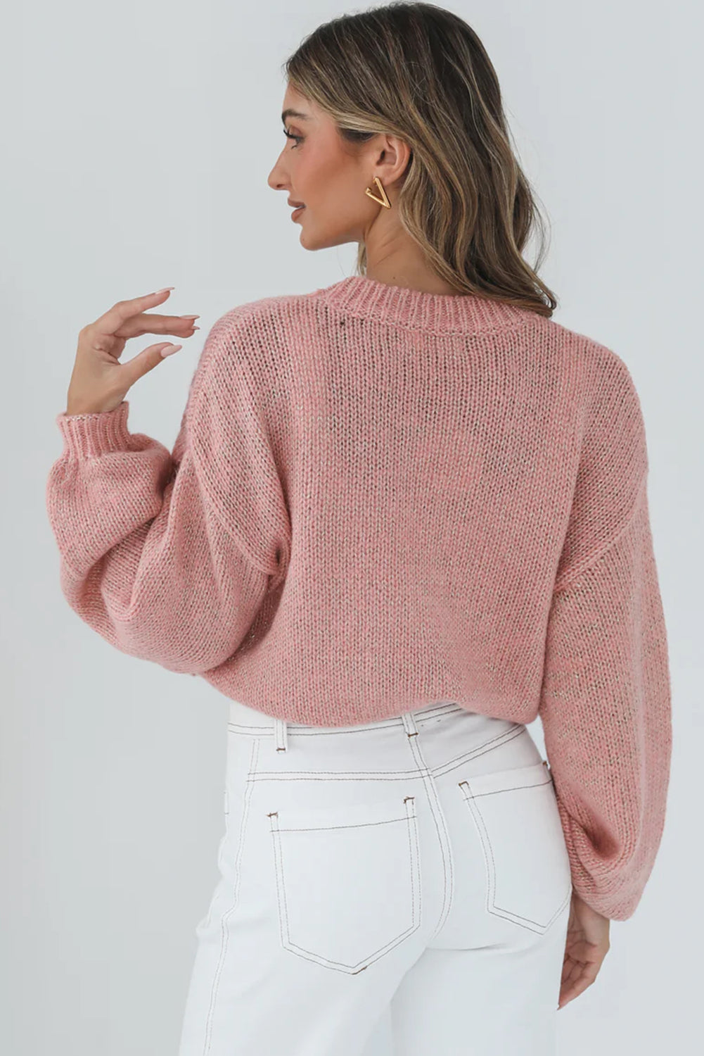 Bloom & Cozy Bubble Sleeve Sweater