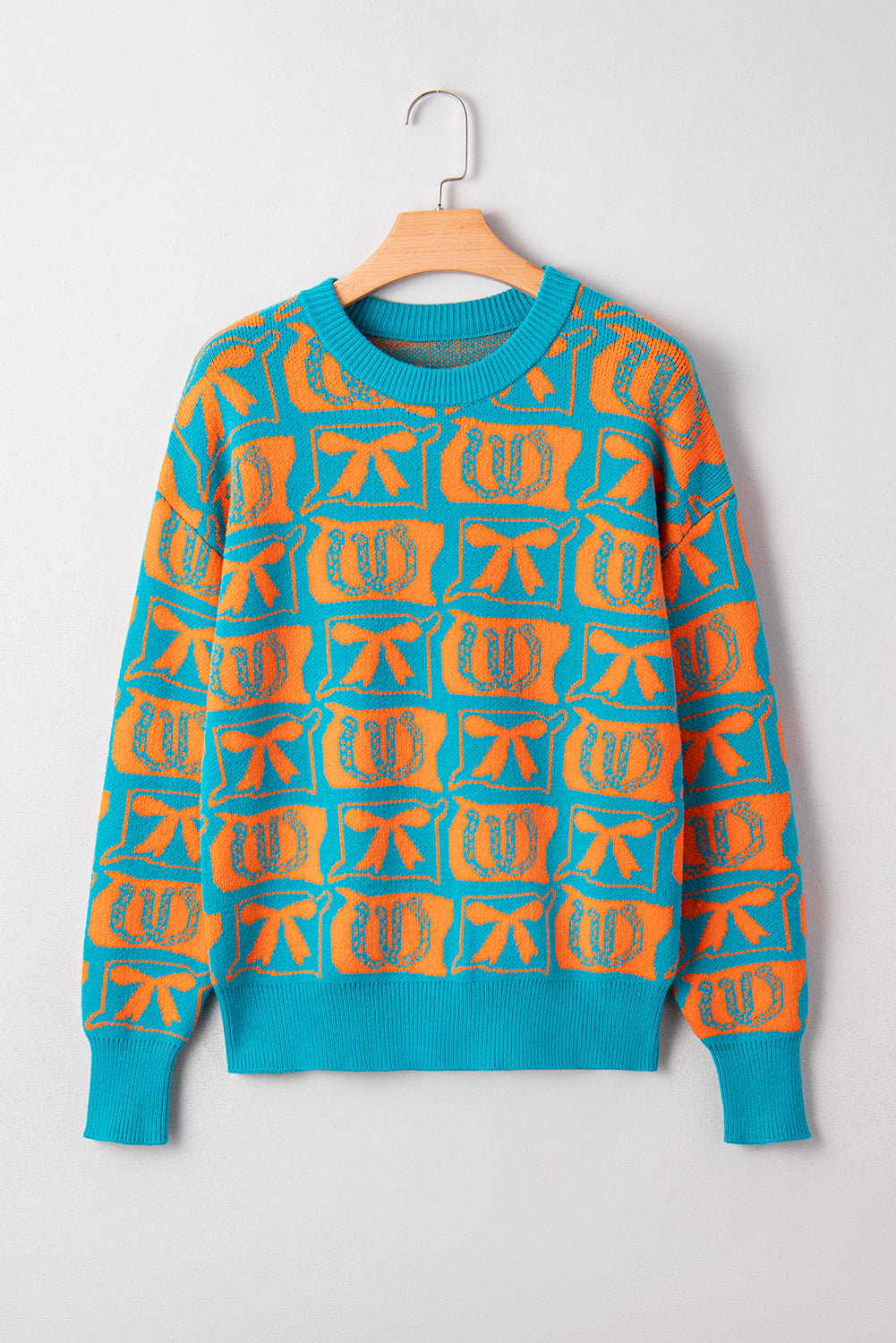 Hitched & Lucky Horseshoe Sweater