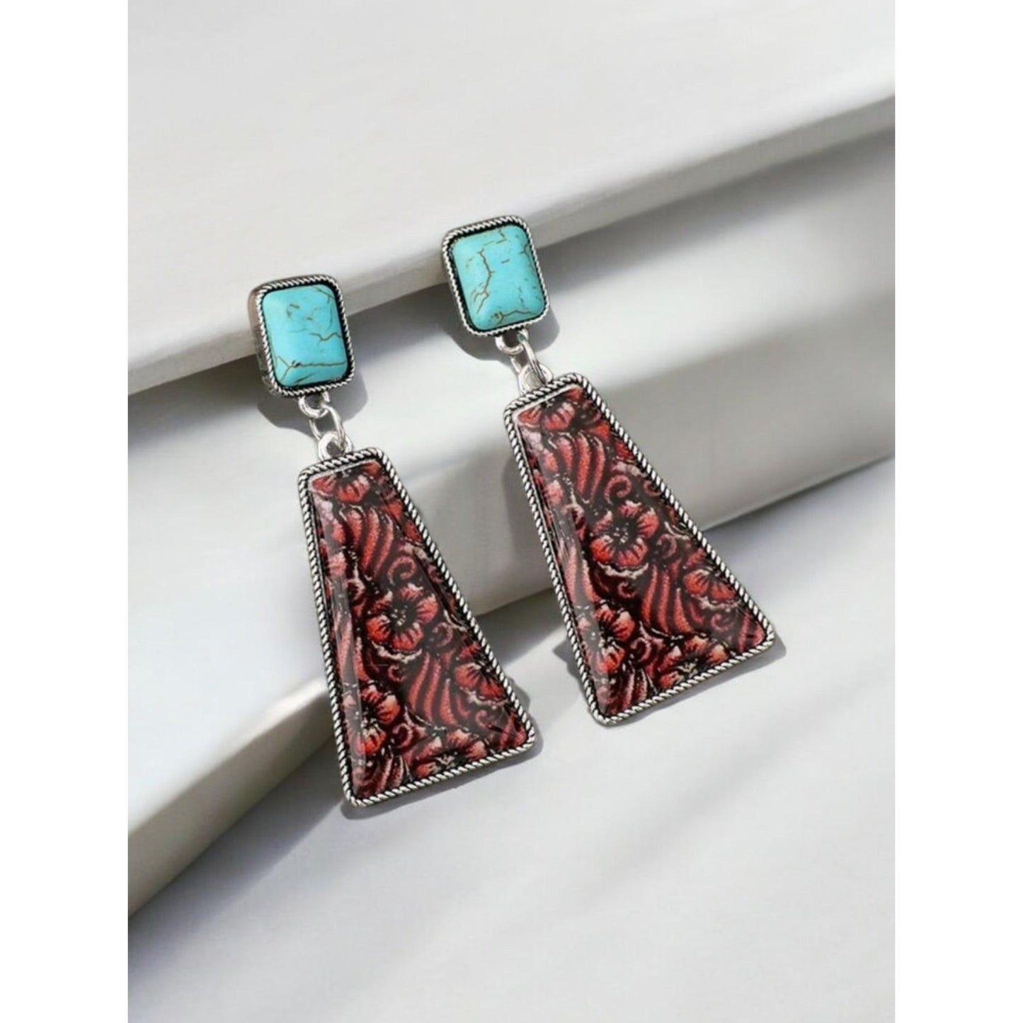 A Western Imprint On Life Drop Earrings