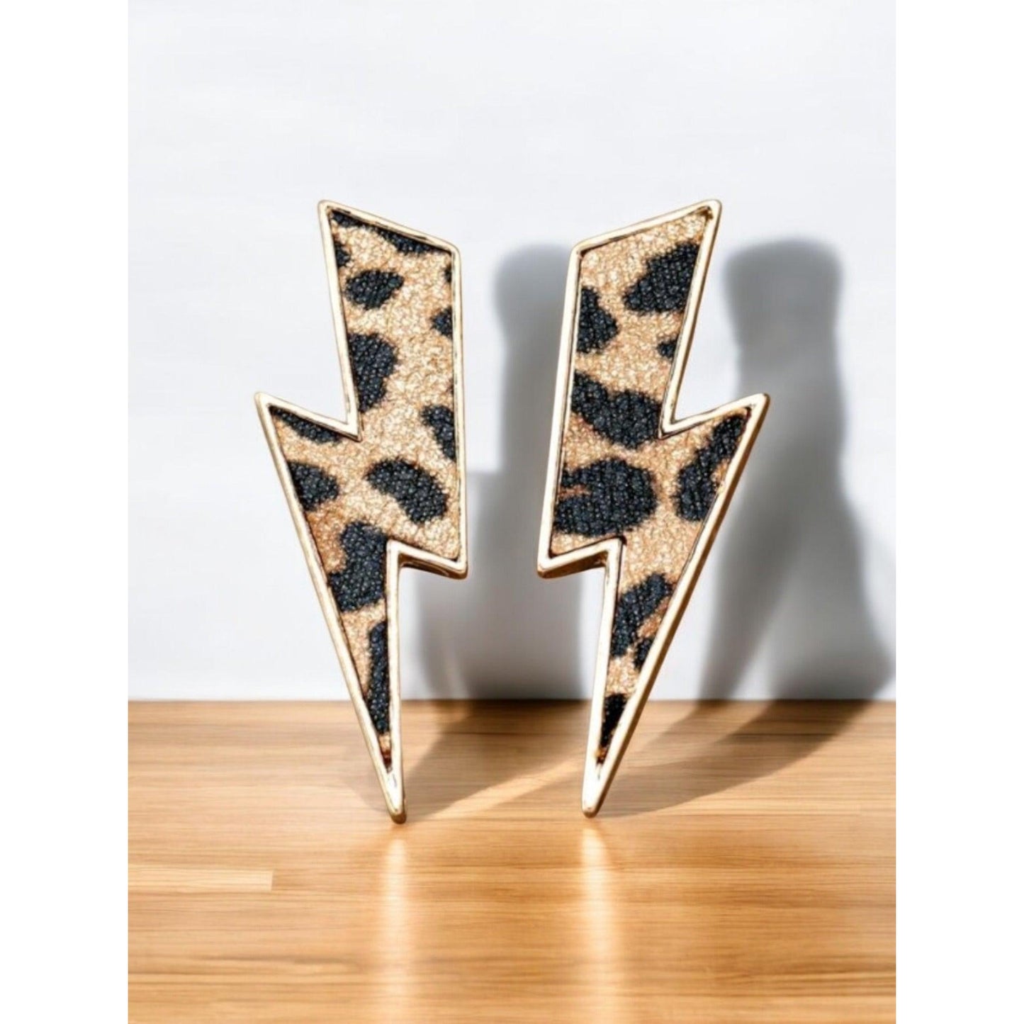 When Lightening Strikes Bolt Post Back Earrings