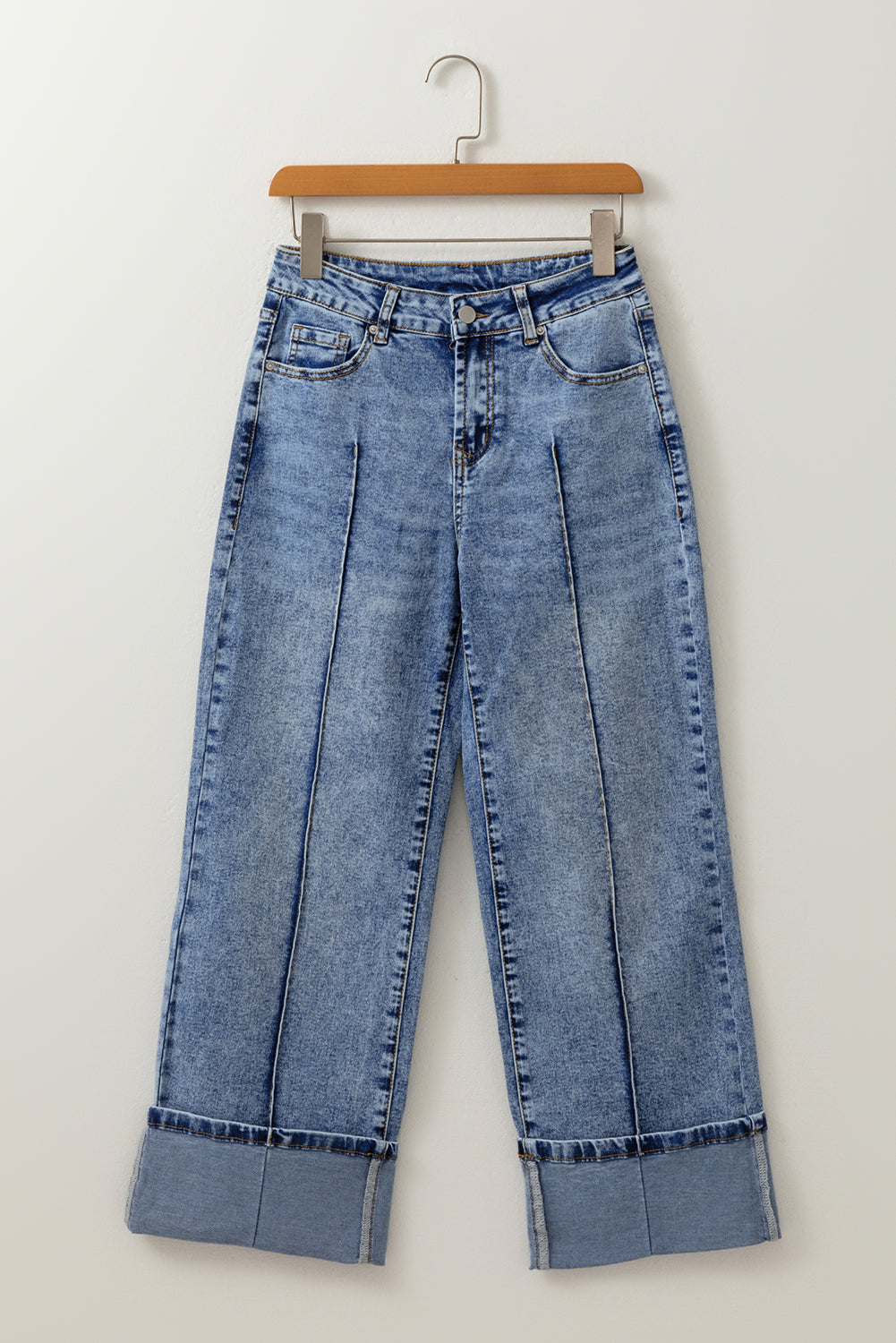 Canyon Cuff Straight Jeans