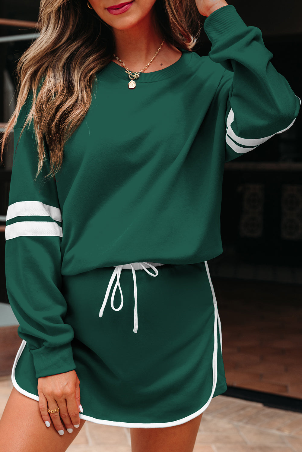 Prep Squad Pullover & Skirt Set