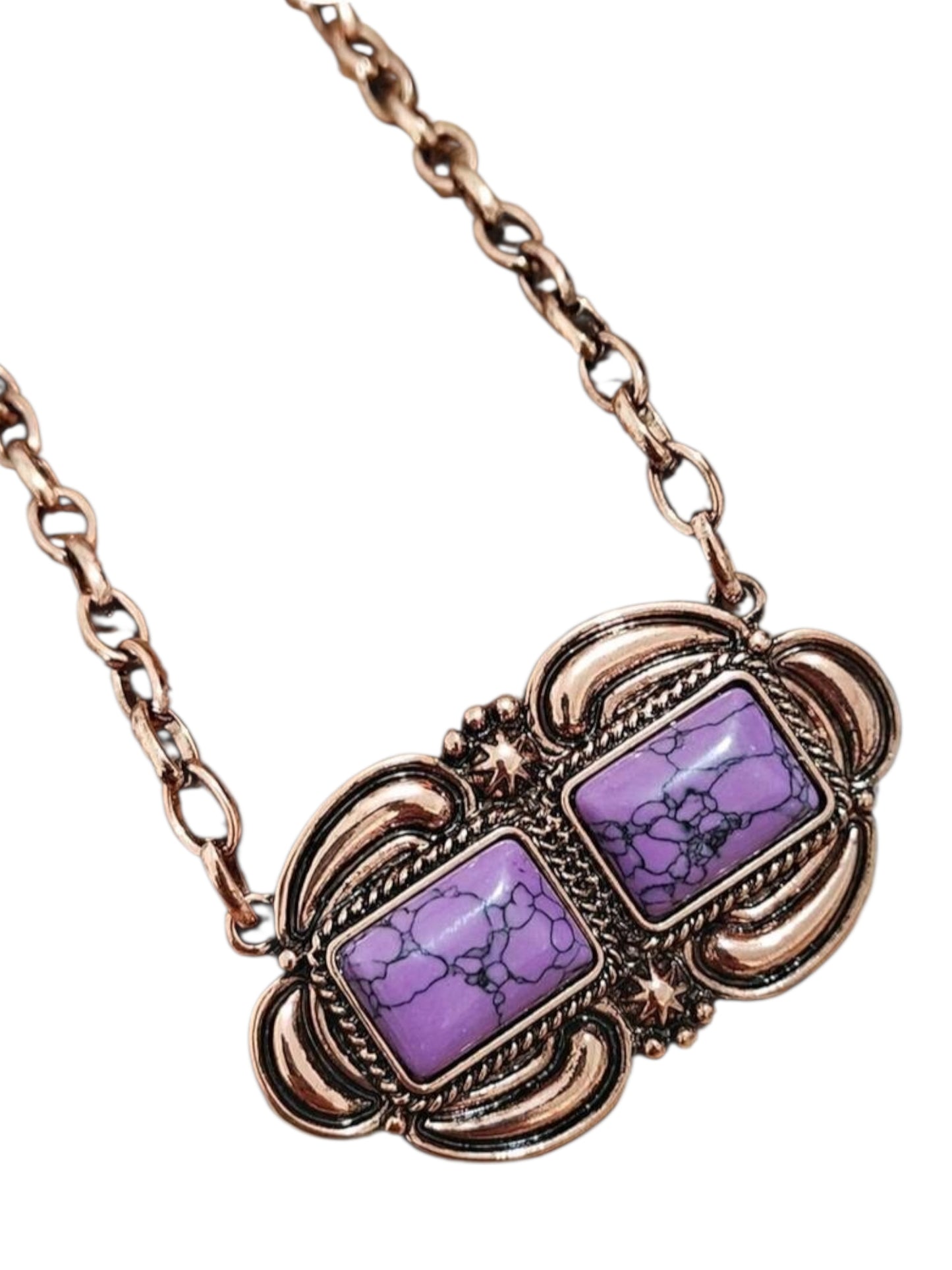 Double Dusk Pendant Necklace