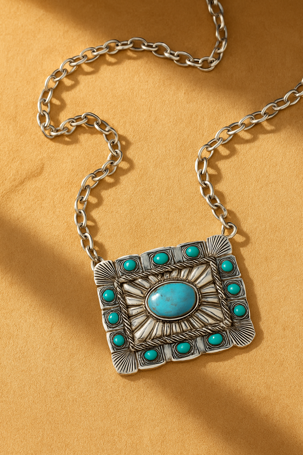 Desert Royalty Concho Pendant