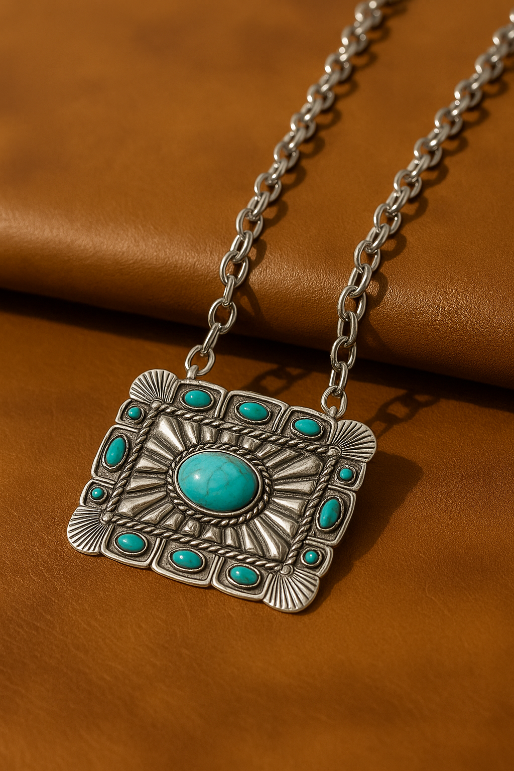 Desert Royalty Concho Pendant
