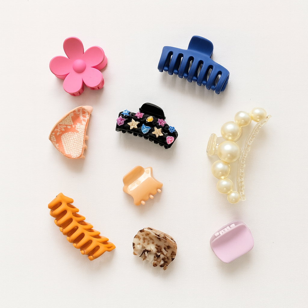 Claw Hair Clip Bundle 5 clips for $10