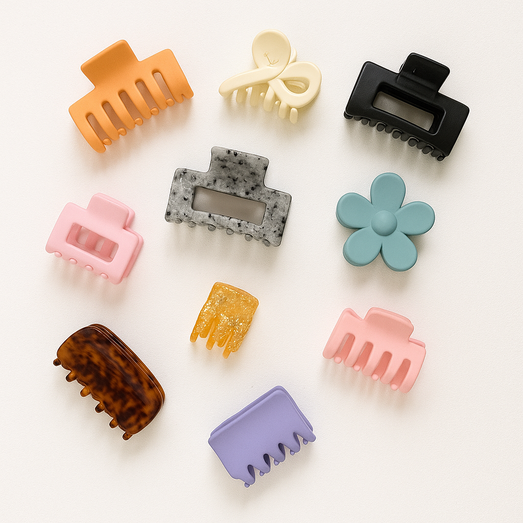 Claw Hair Clip Bundle 5 clips for $10