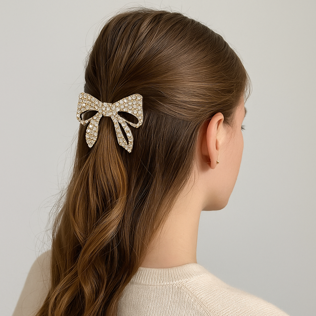 Wrapped Up in Rhinestones and Pearls 2 Piece Hair Pin Set