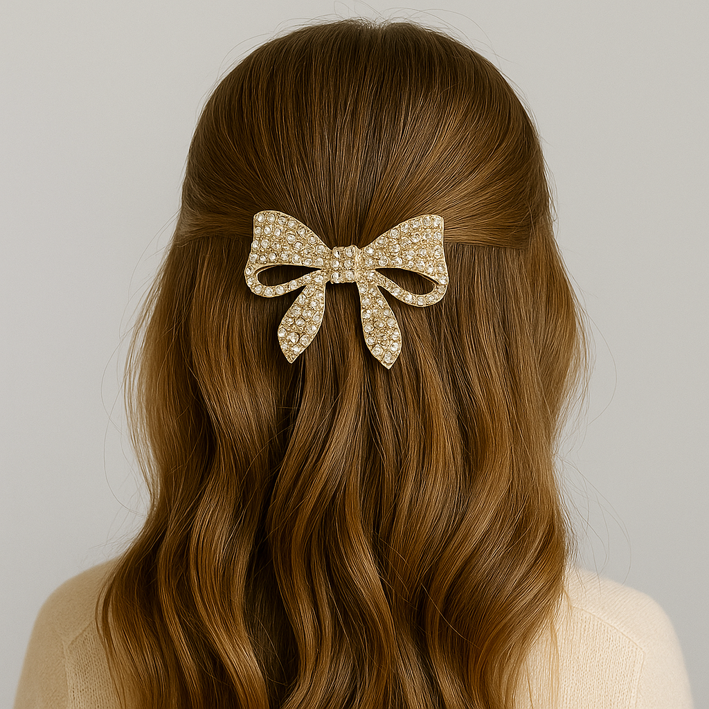 Wrapped Up in Rhinestones and Pearls 2 Piece Hair Pin Set