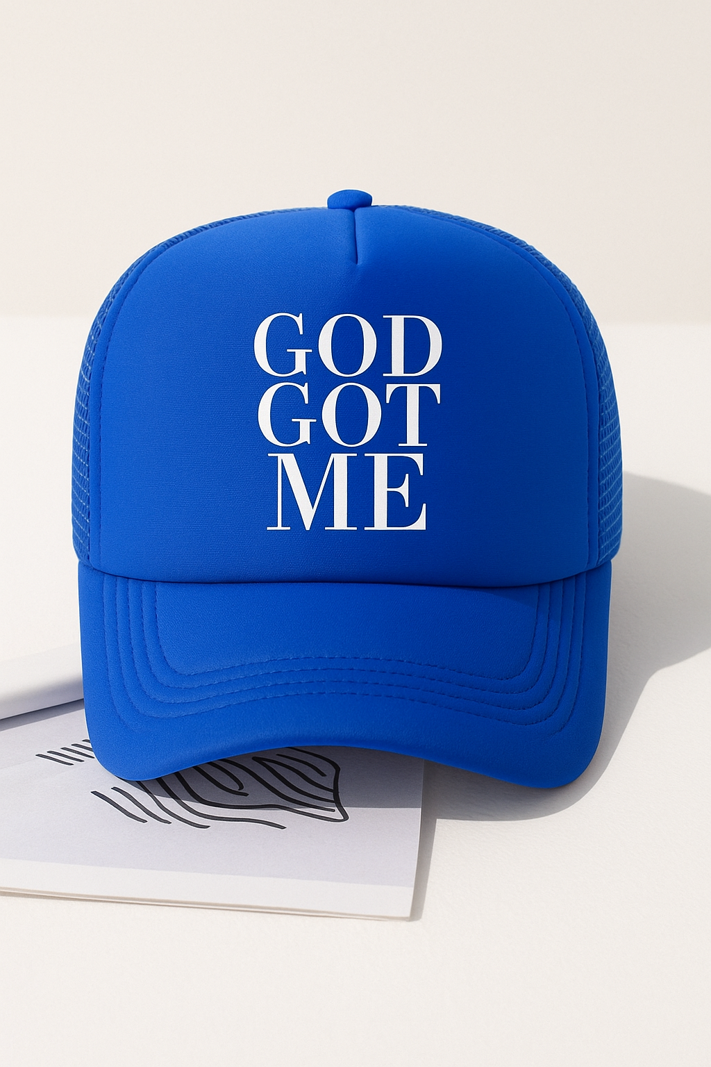 God Got Me Snapback Trucker Hat