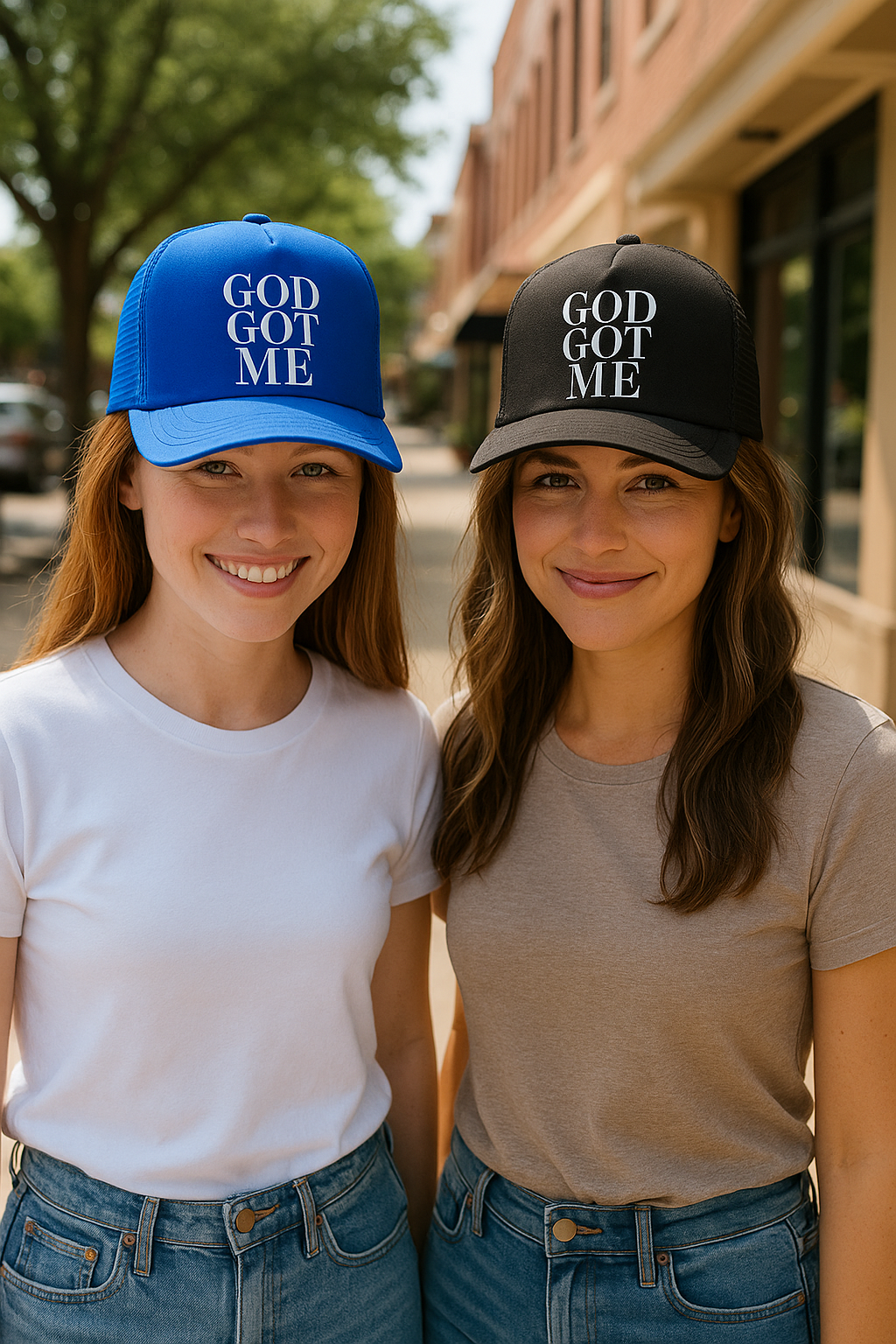 God Got Me Snapback Trucker Hat