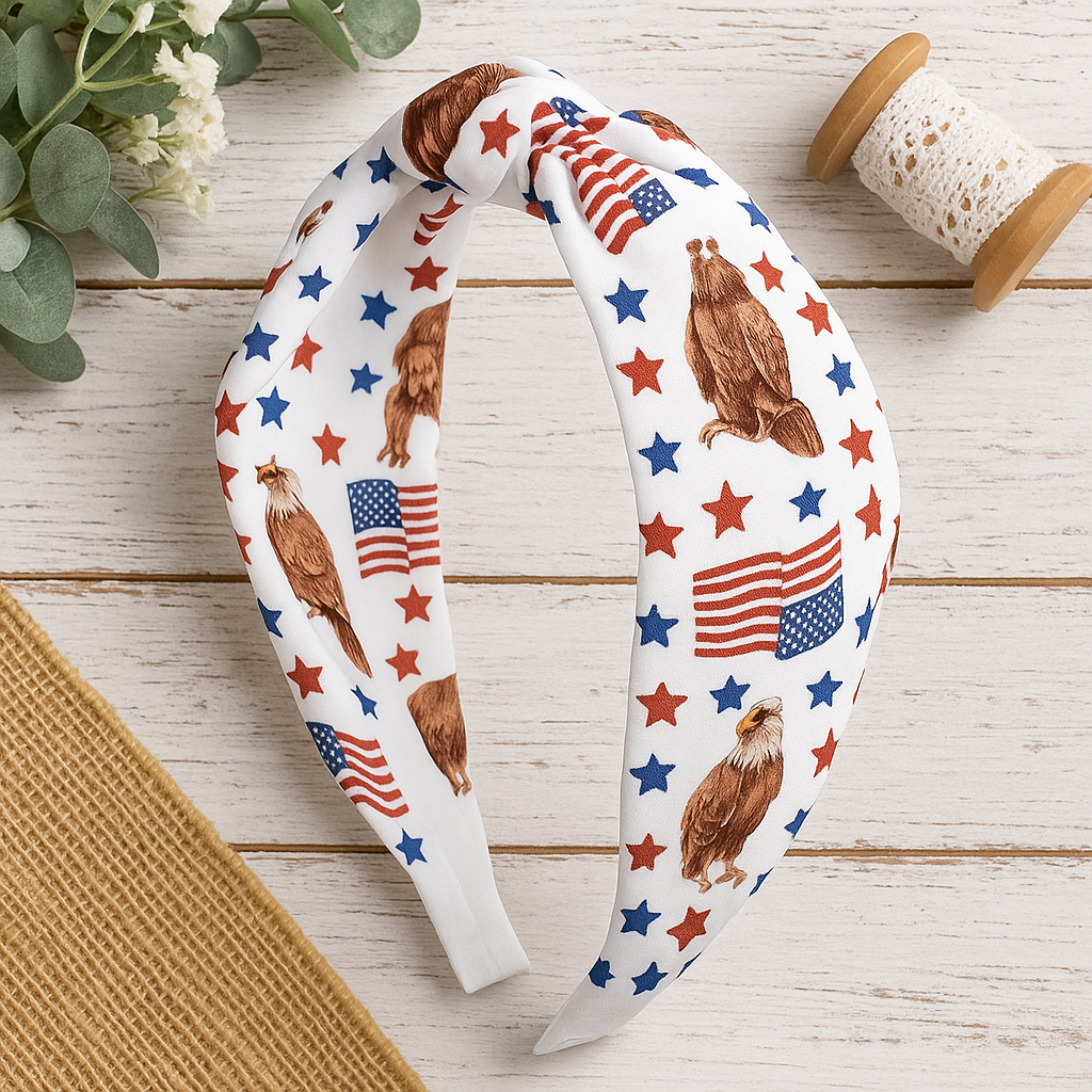 Highland Americana Top Knot Headband