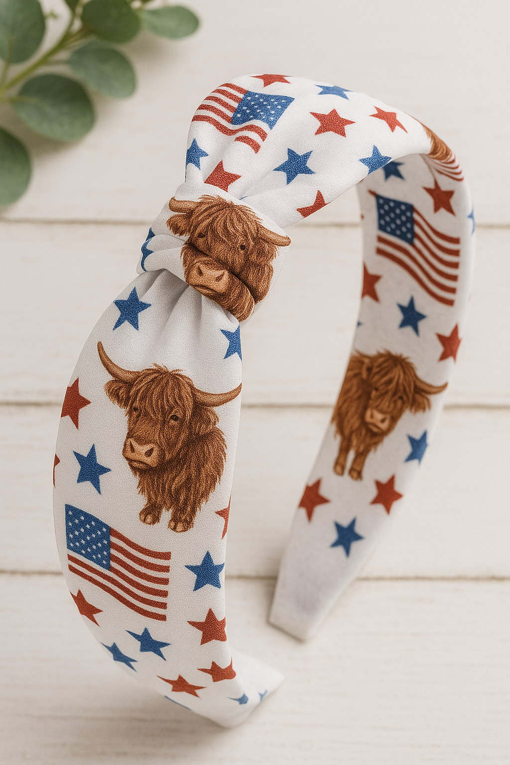 Highland Americana Top Knot Headband