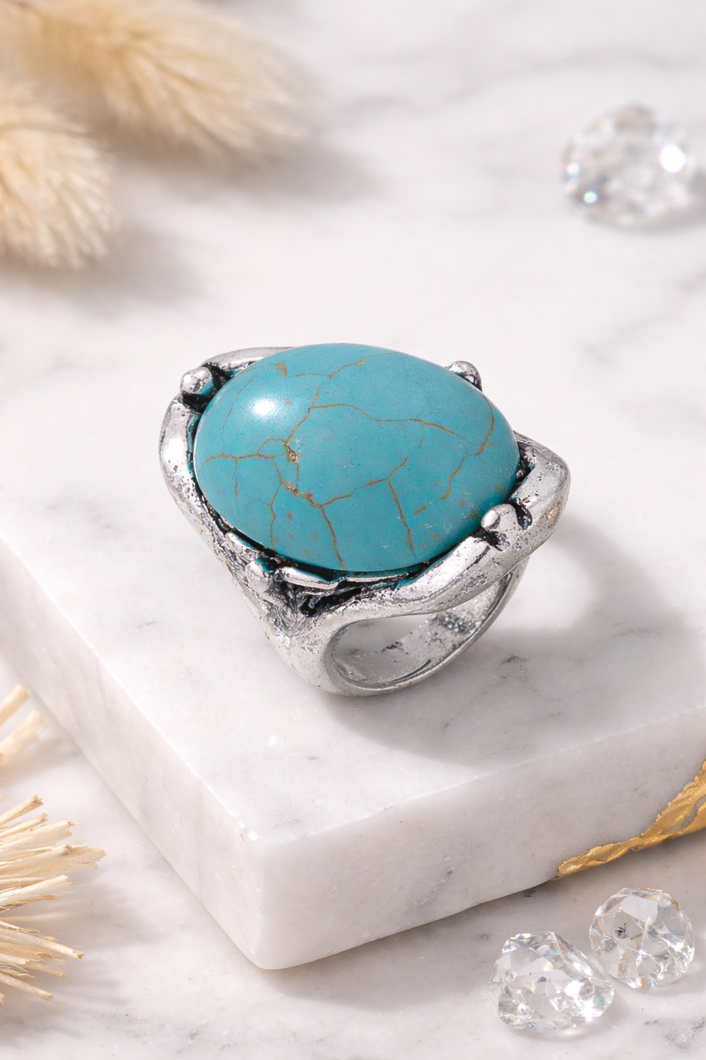 As Solid As A Stone Size 8 Fashion Ring