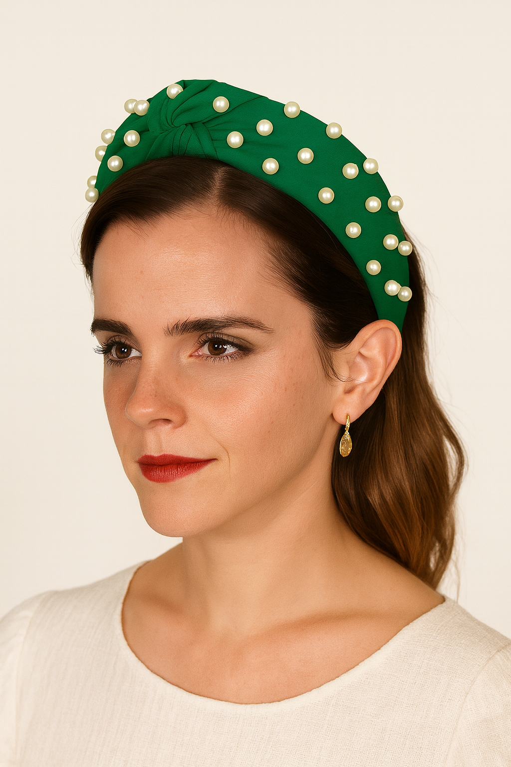 Luck Of The Irish Pearl Embellished Headbands