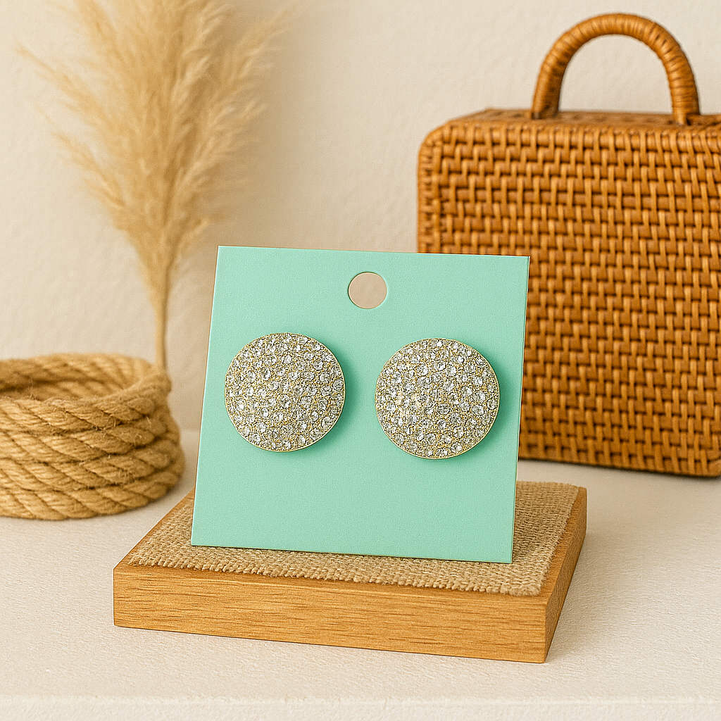 Glam Queen is The Star Post Style Glitz Earrings