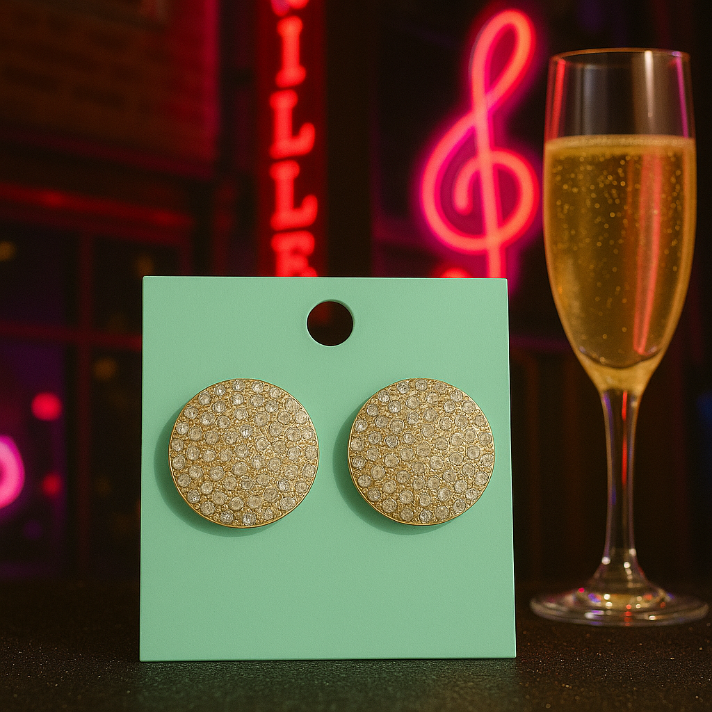 Glam Queen is The Star Post Style Glitz Earrings