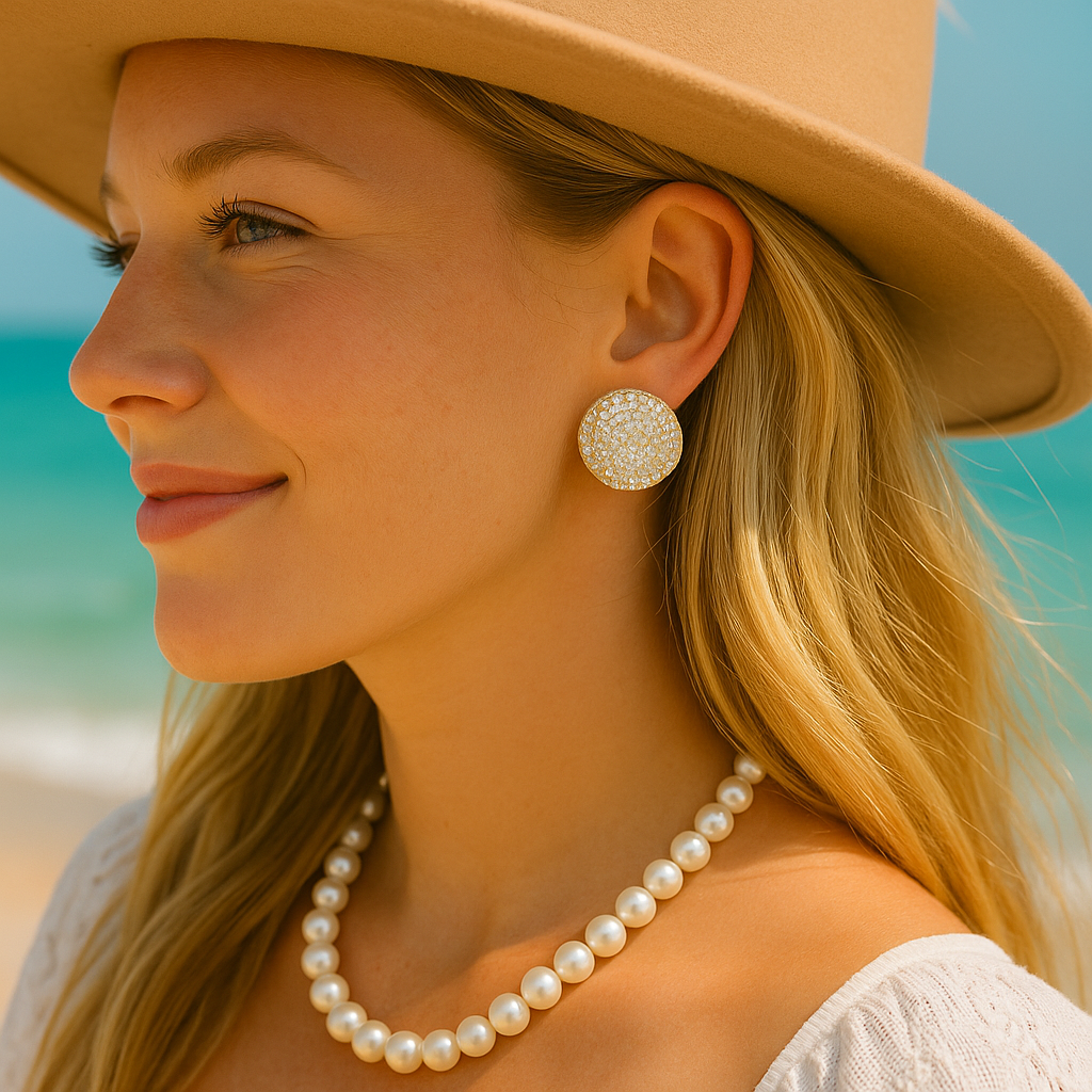 Glam Queen is The Star Post Style Glitz Earrings