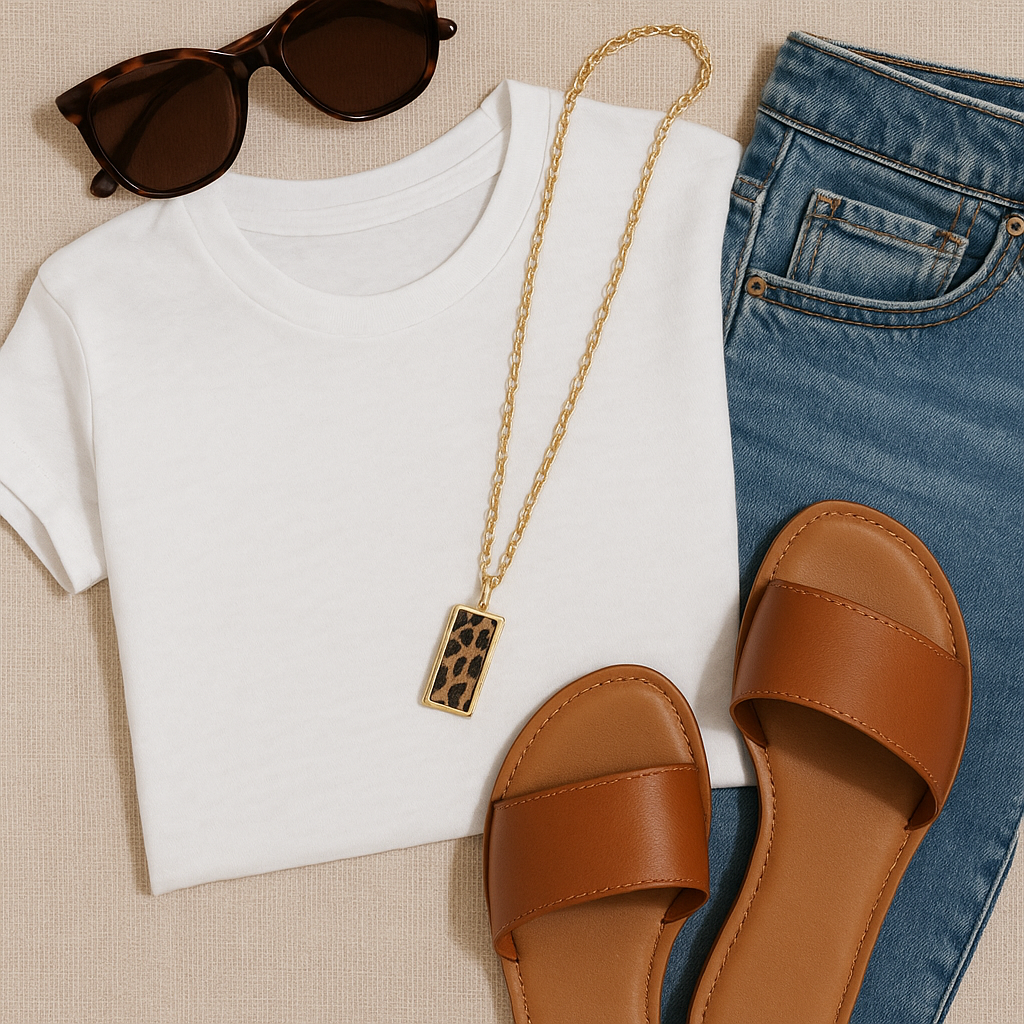 Into The Wild Bar Style Leopard Fashion Necklace