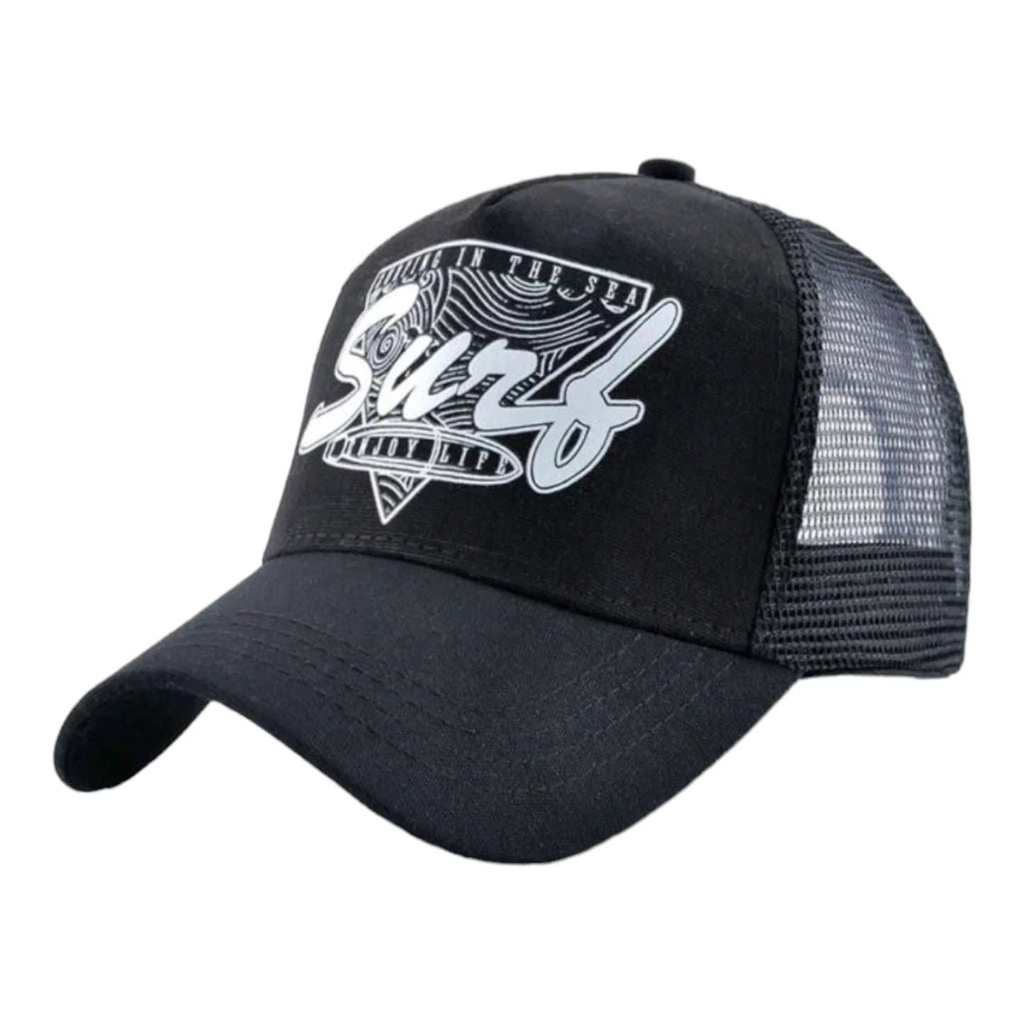 Surf Summer Snapback Mesh Hat