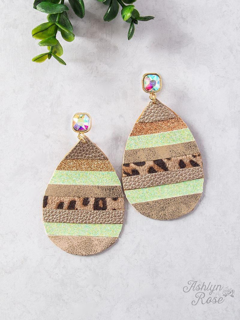 All Fun and Games Teardrop Earrings