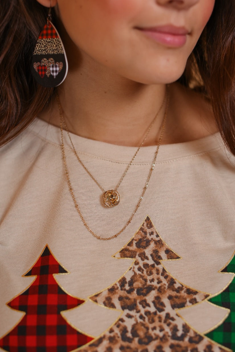 An Evening At The Gala Fashion Gold Layered Necklace