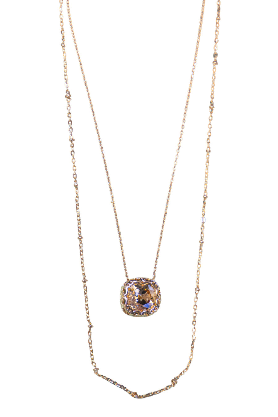 An Evening At The Gala Fashion Gold Layered Necklace