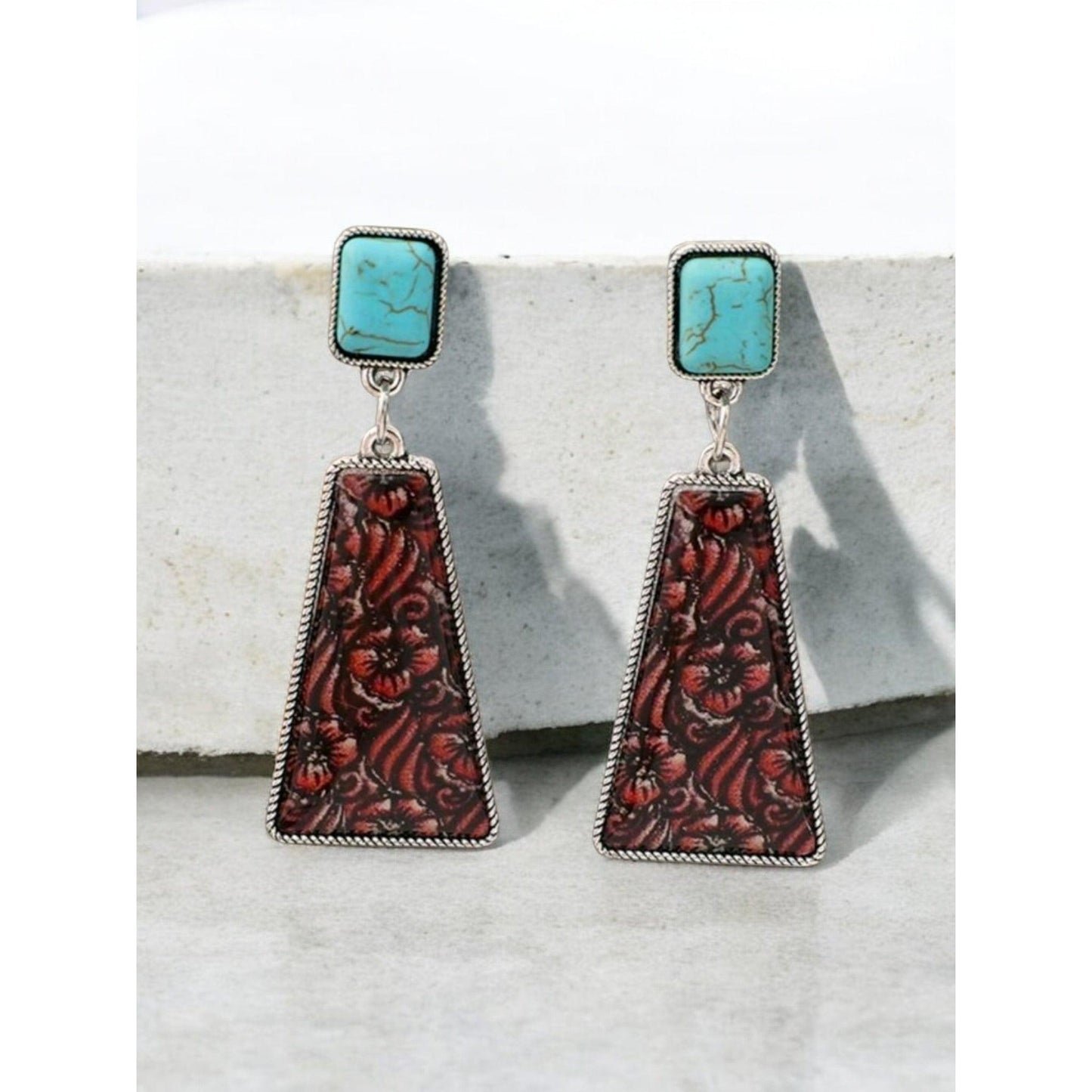 A Western Imprint On Life Drop Earrings