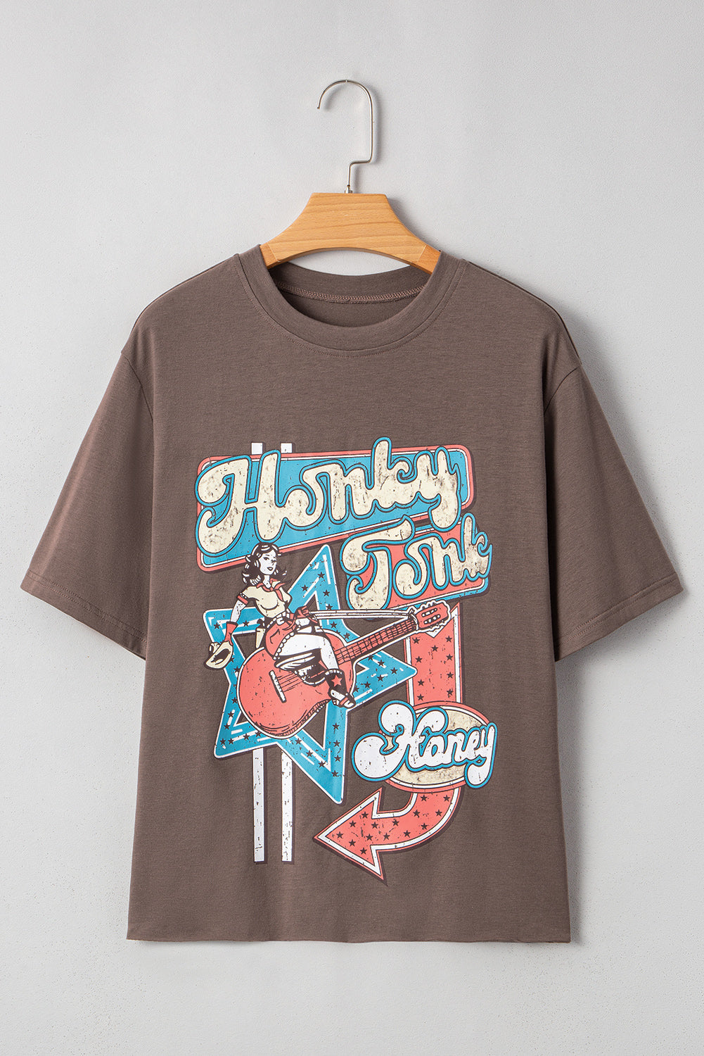 Honky Tonk Honey Tee - The Bling Barn western fashion jewelry