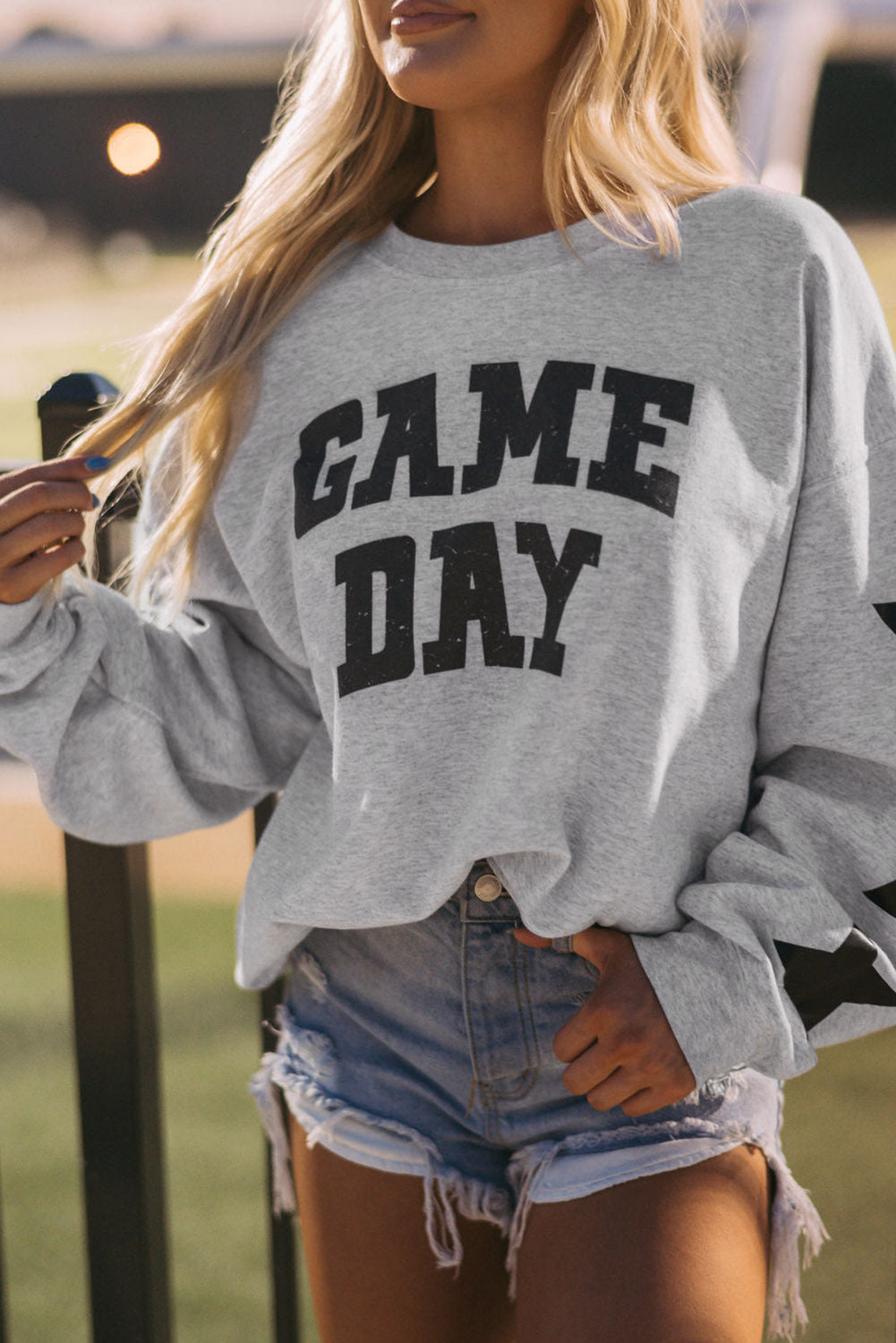 Touchdown Mode Sweatshirt - The Bling Barn western fashion jewelry
