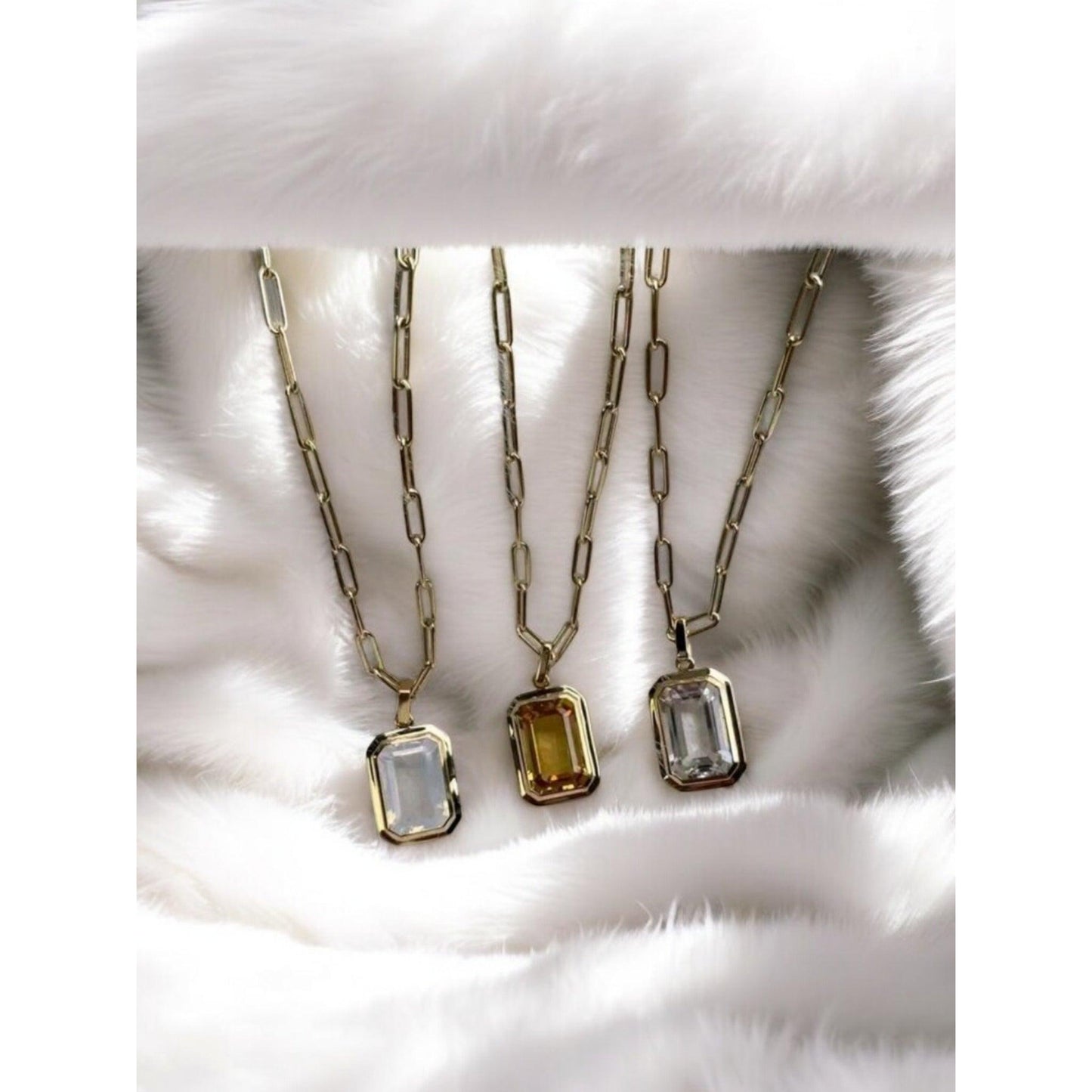 Through The Looking Glass Chain Necklace Fashion Pendant