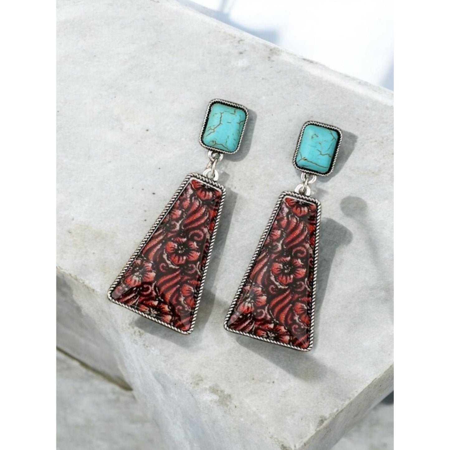 A Western Imprint On Life Drop Earrings