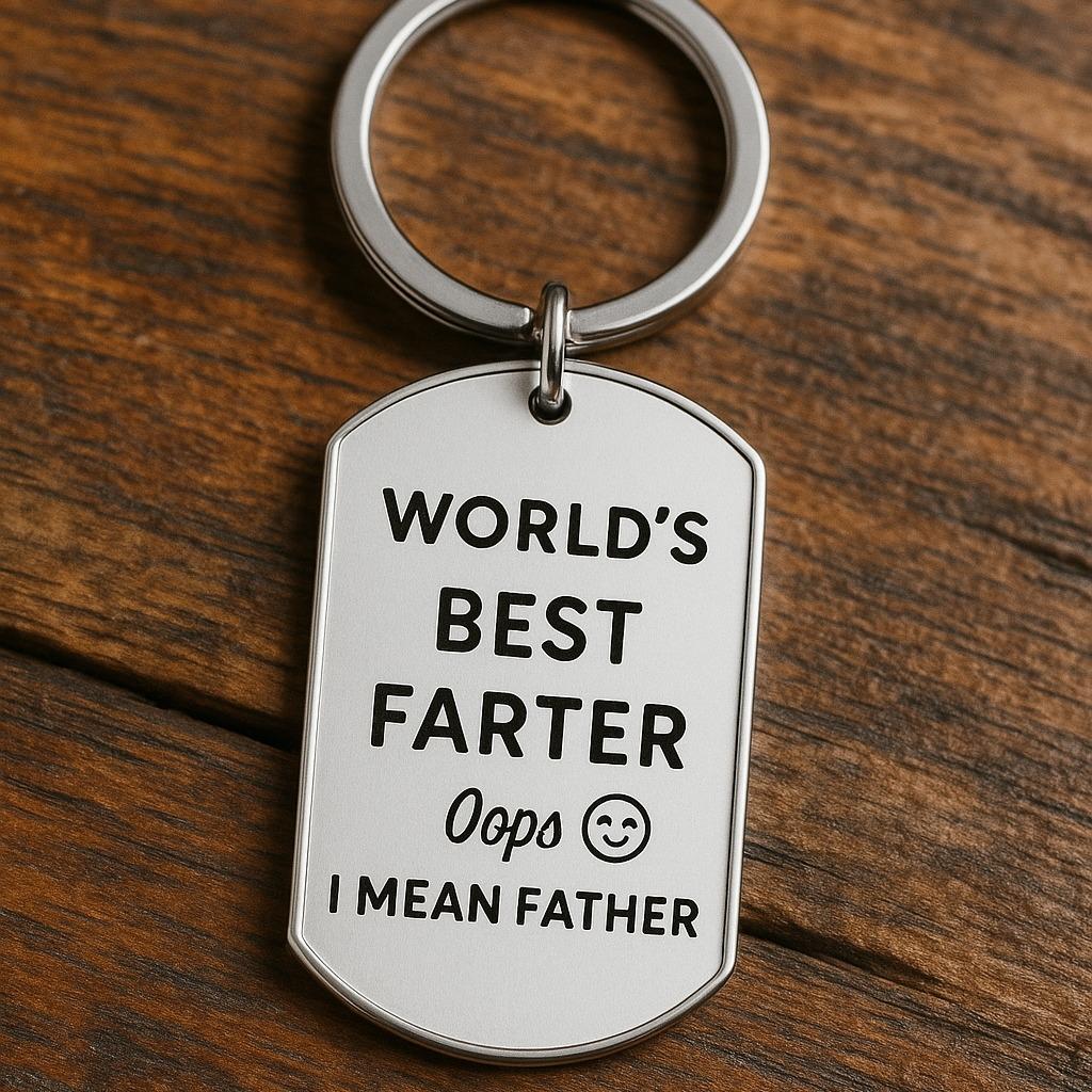 Father's Day Funny Keychain Gift