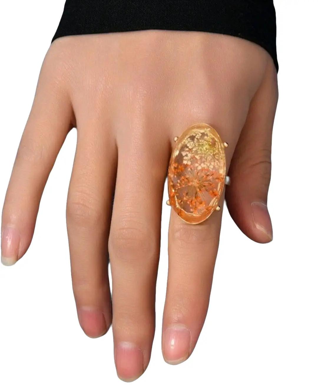 Looking At The Flower Side Ring