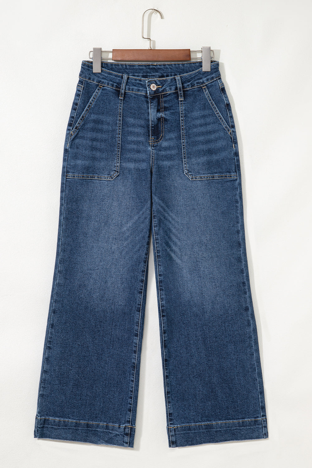 High Noon Seamed Wide Leg Jeans