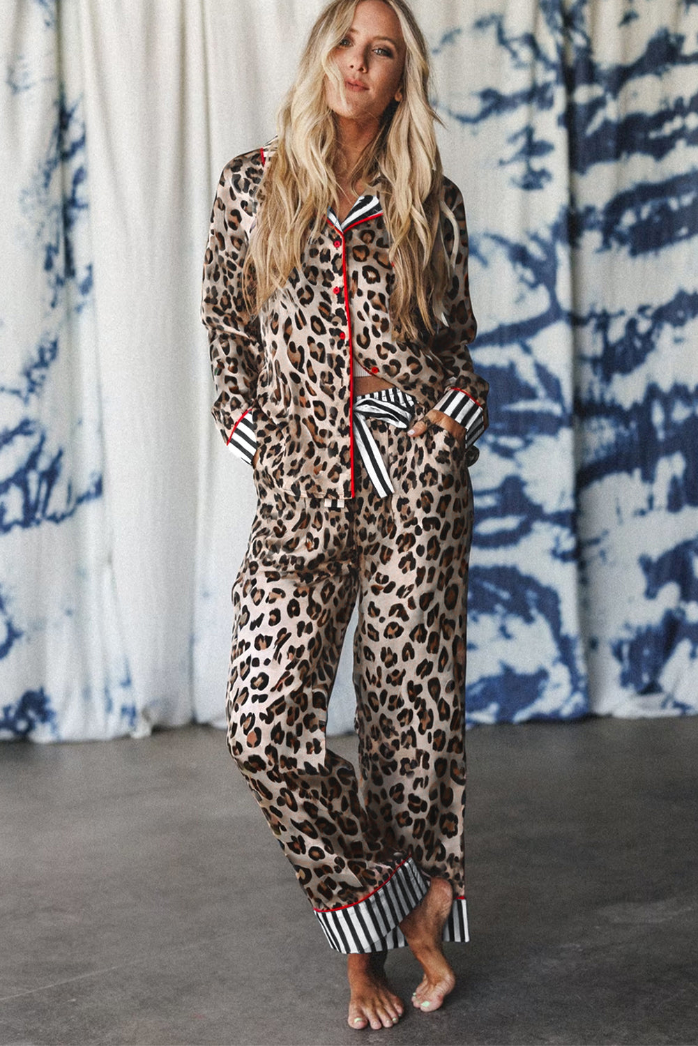 Wild Side Leopard Pajama Set – Cozy, Bold & Sassy