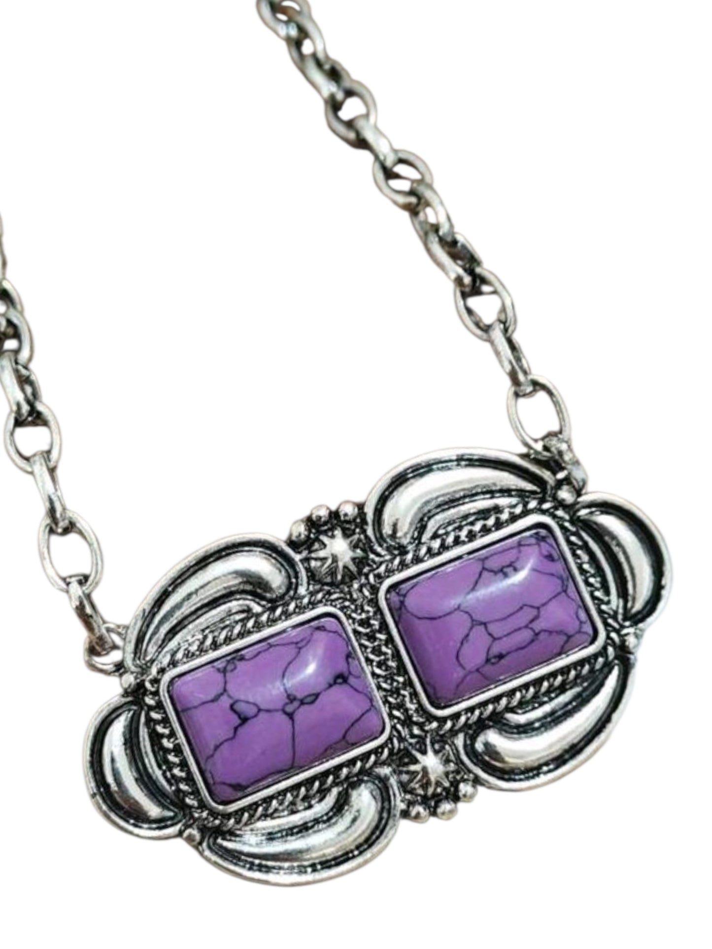 Double Dusk Pendant Necklace