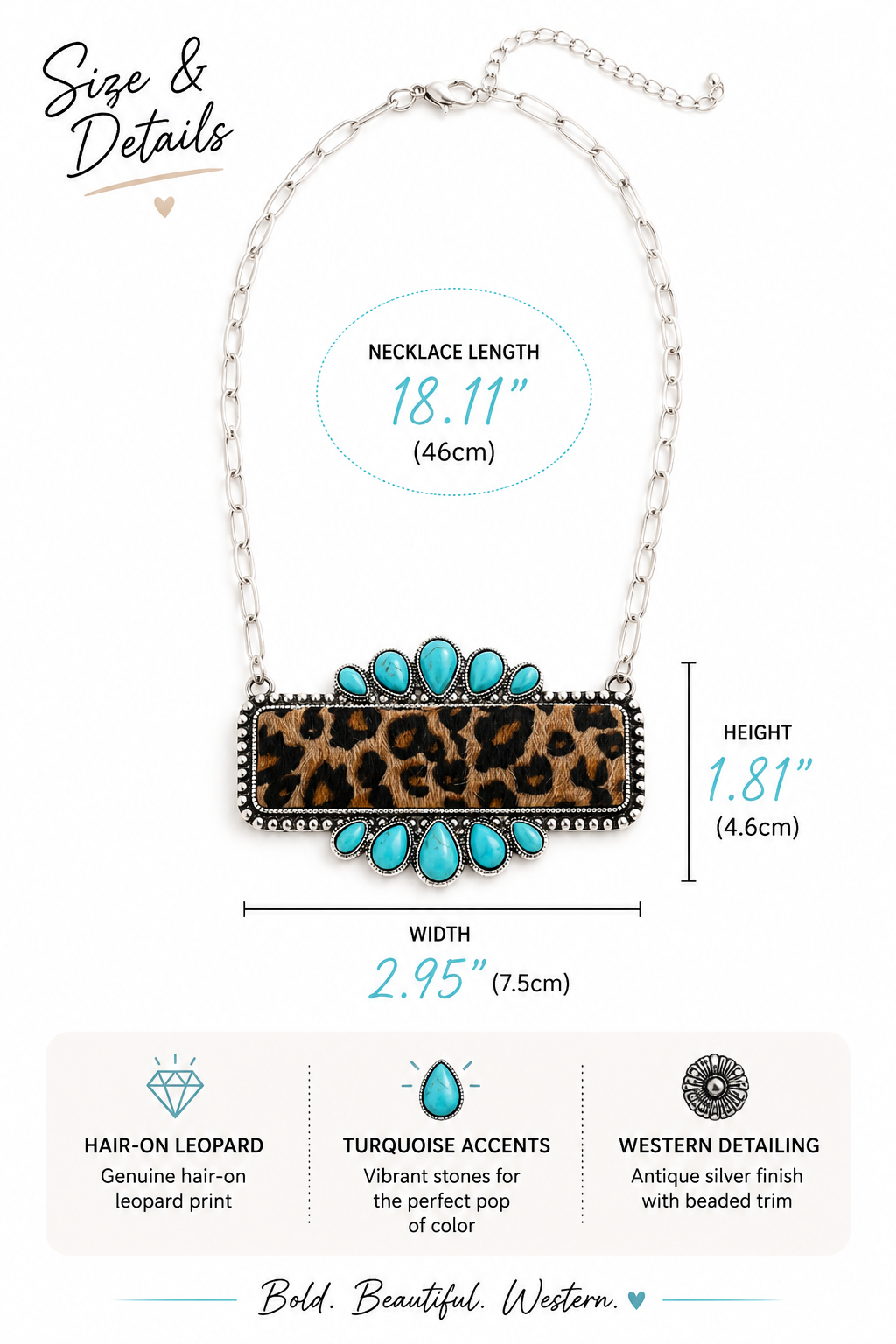Sunset Standoff Necklace — Bold Coastal Cowgirl Statement