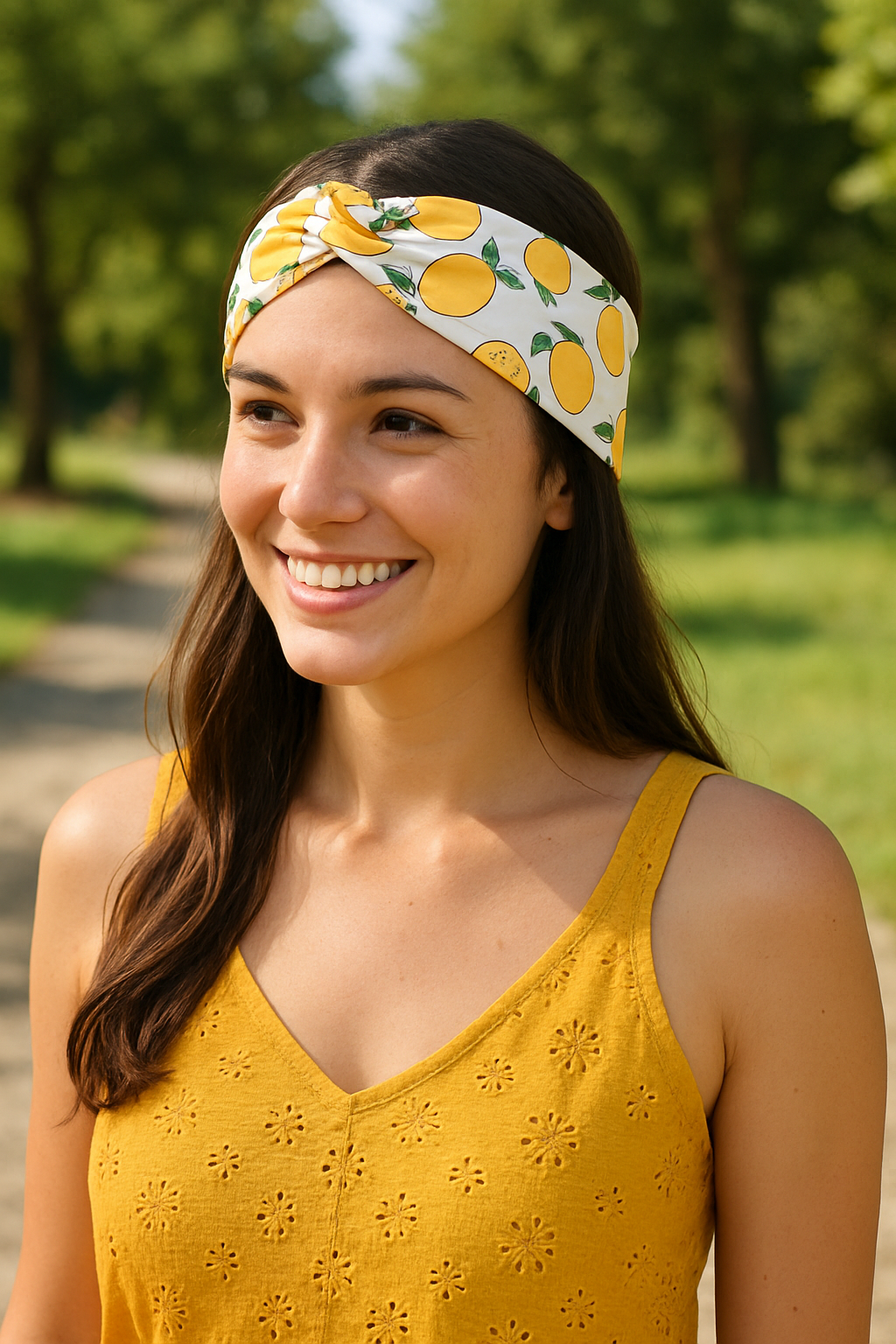 Squeeze The Day Yoga Stretch Hair Headband Twist