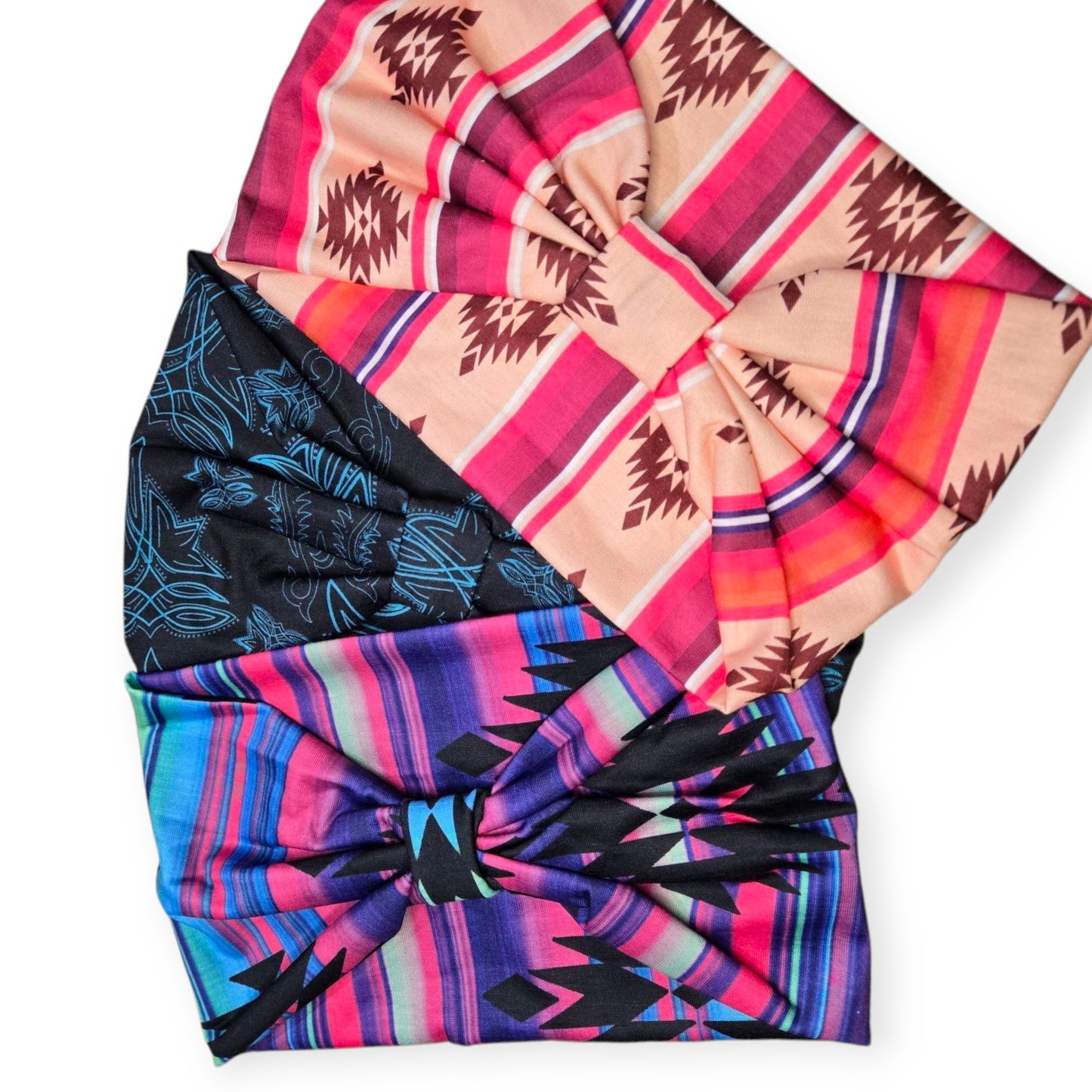 Western Pattern Stretch Style Headbands
