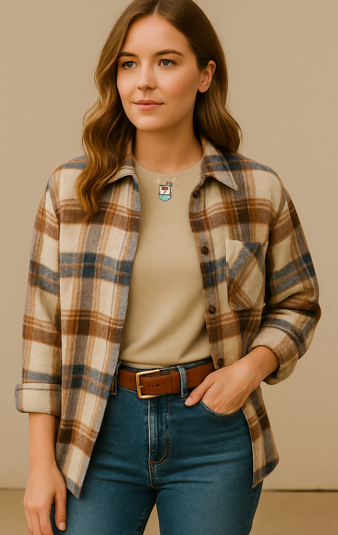 Cowgirl Happy Hour – Western Pendant Necklace