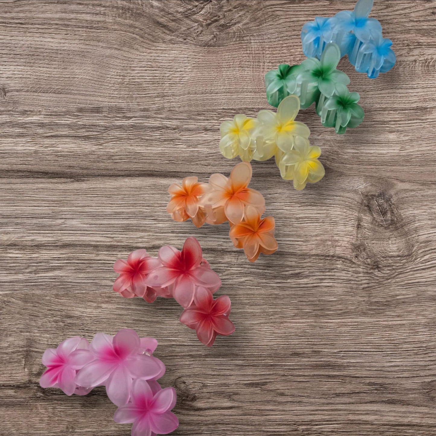Island Love Plumeria Hair Claw Clip